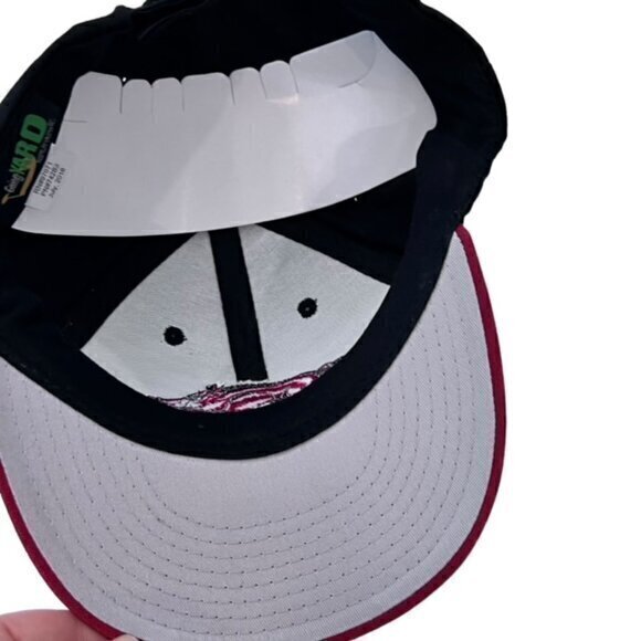 Arkansas‎ Razorbacks Going Yard Adjustable Strap Baseball Cap Black Hat Red Bill - Picture 5 of 7